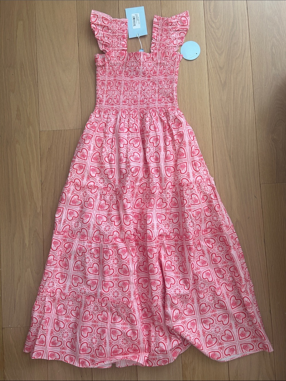 Hill House Home pink ruffle dress - Picture 3 of 3